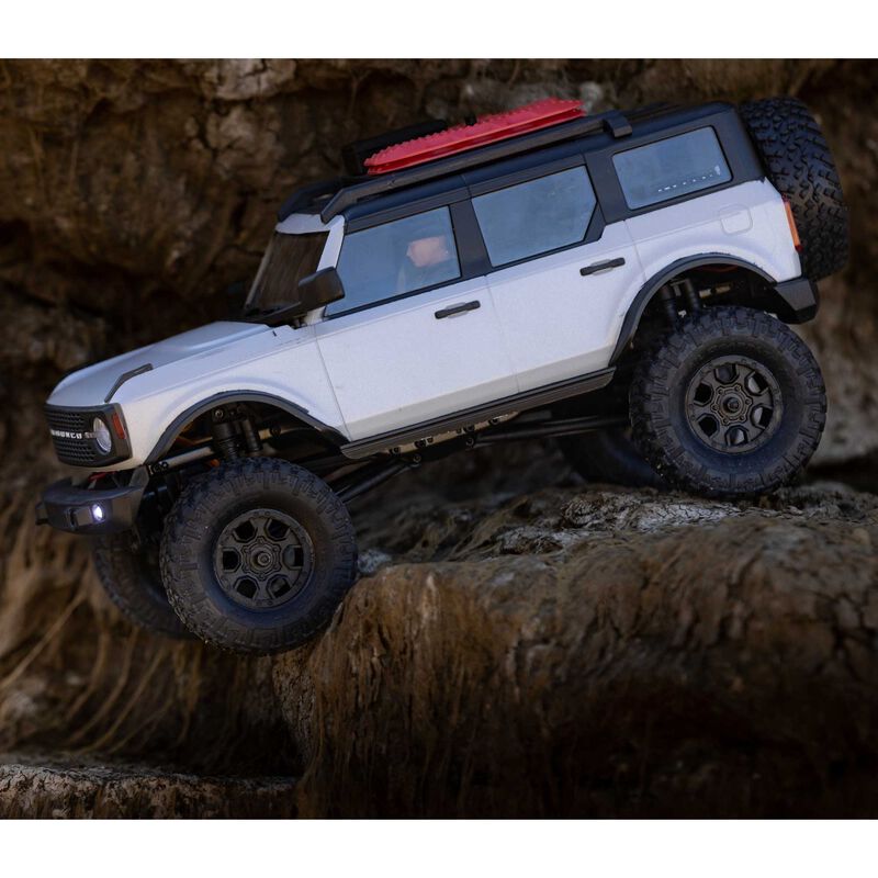 Axial 1/24 SCX24 2021 Ford Bronco 4WD Truck Brushed RTR, Grey