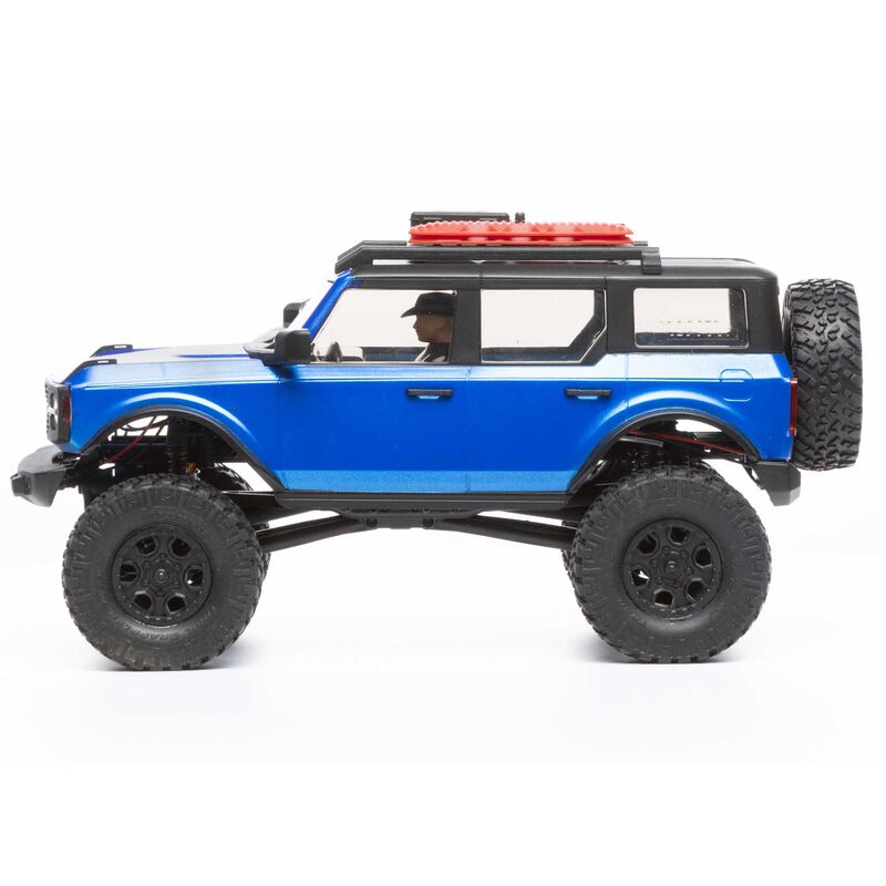 Axial 1/24 SCX24 2021 Ford Bronco 4WD Truck Brushed RTR, Blue