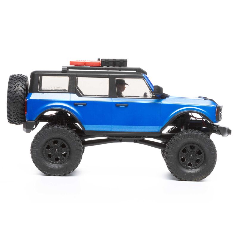 Axial 1/24 SCX24 2021 Ford Bronco 4WD Truck Brushed RTR, Blue
