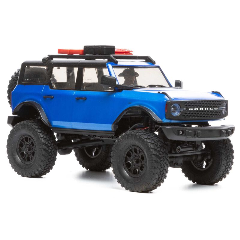 Axial 1/24 SCX24 2021 Ford Bronco 4WD Truck Brushed RTR, Blue