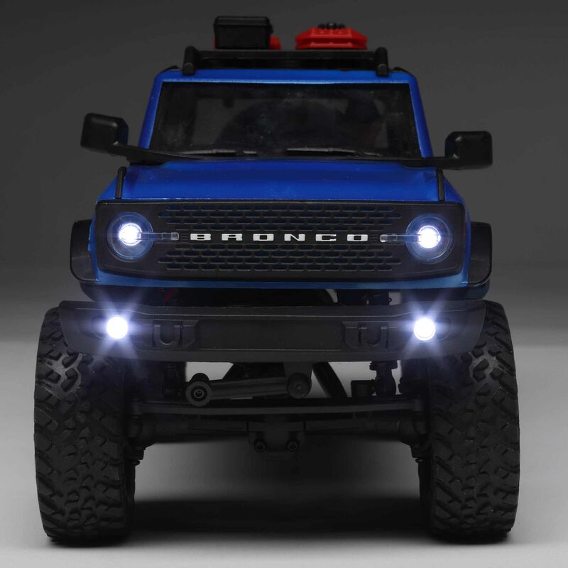 Axial 1/24 SCX24 2021 Ford Bronco 4WD Truck Brushed RTR, Blue
