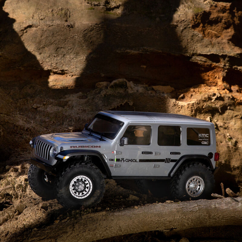 Axial 1/10 SCX10 III Jeep JLU Wrangler with Portals RTR, Gray