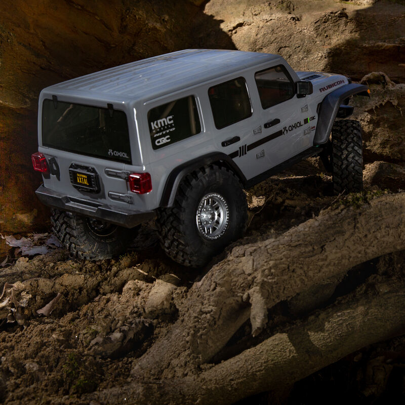 Axial 1/10 SCX10 III Jeep JLU Wrangler with Portals RTR, Gray