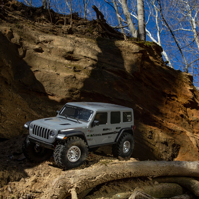 Axial 1/10 SCX10 III Jeep JLU Wrangler with Portals RTR, Gray