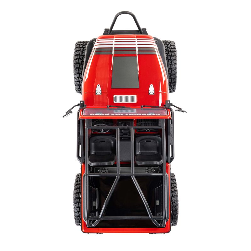 AXIAL 1/10 SCX10 III Jeep CJ-7 4WD Brushed RTR, Red