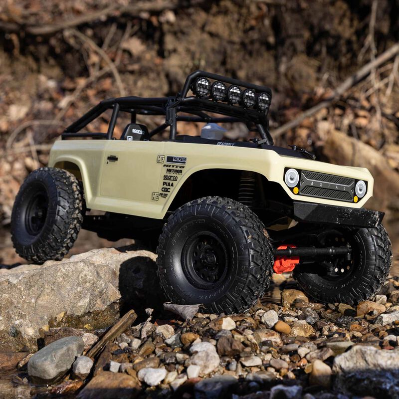 Axial Racing 1/10 SCX10 II Deadbolt 4WD Brushed RTR, Tan