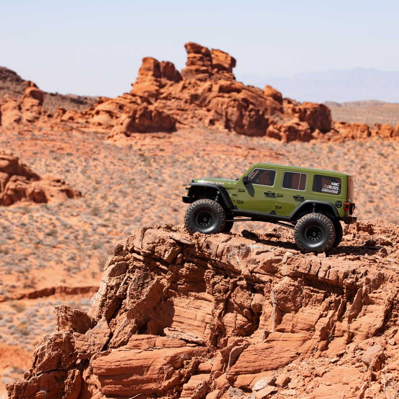 Axial 1/6 SCX6 Jeep JLU Wrangler 4WD Rock Crawler RTR: Green