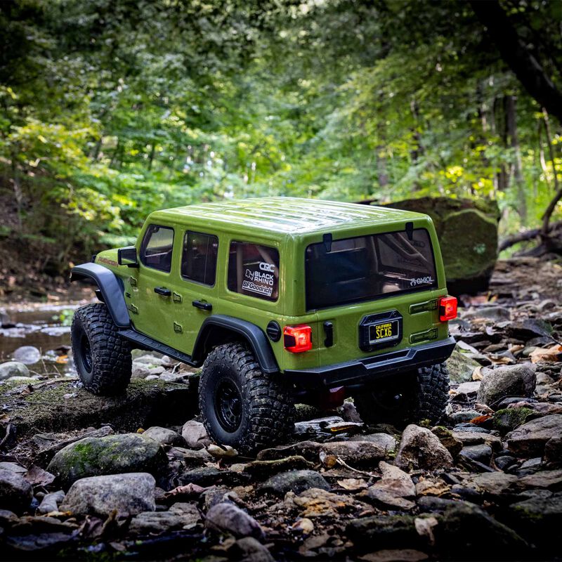 Axial 1/6 SCX6 Jeep JLU Wrangler 4WD Rock Crawler RTR: Green