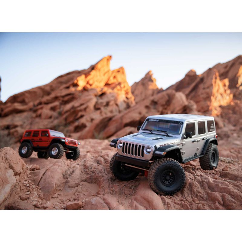 Axial 1/6 SCX6 Jeep JLU Wrangler 4WD Rock Crawler RTR: Silver
