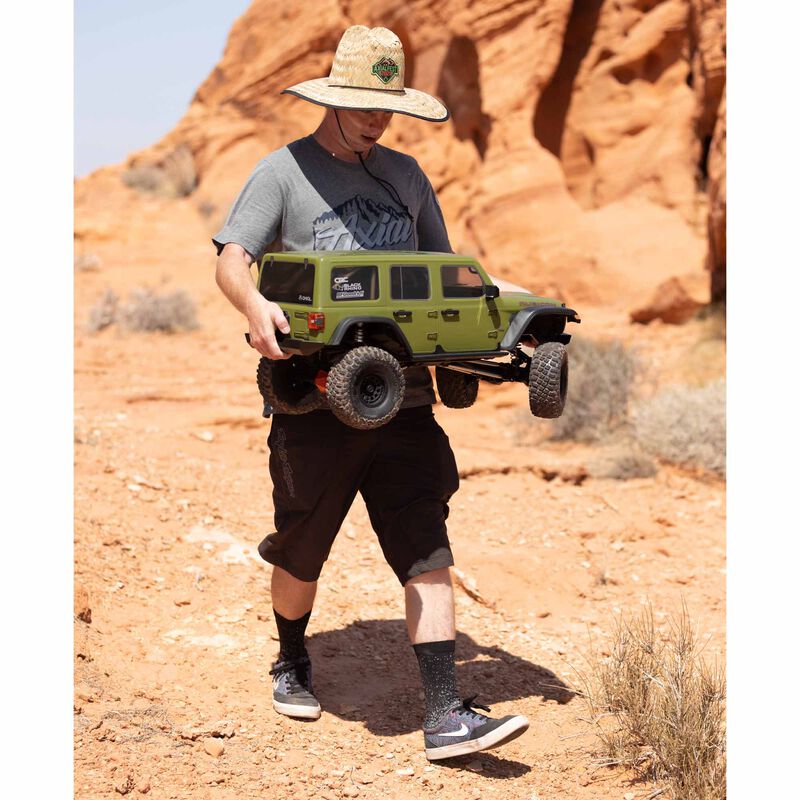 Axial 1/6 SCX6 Jeep JLU Wrangler 4WD Rock Crawler RTR: Silver