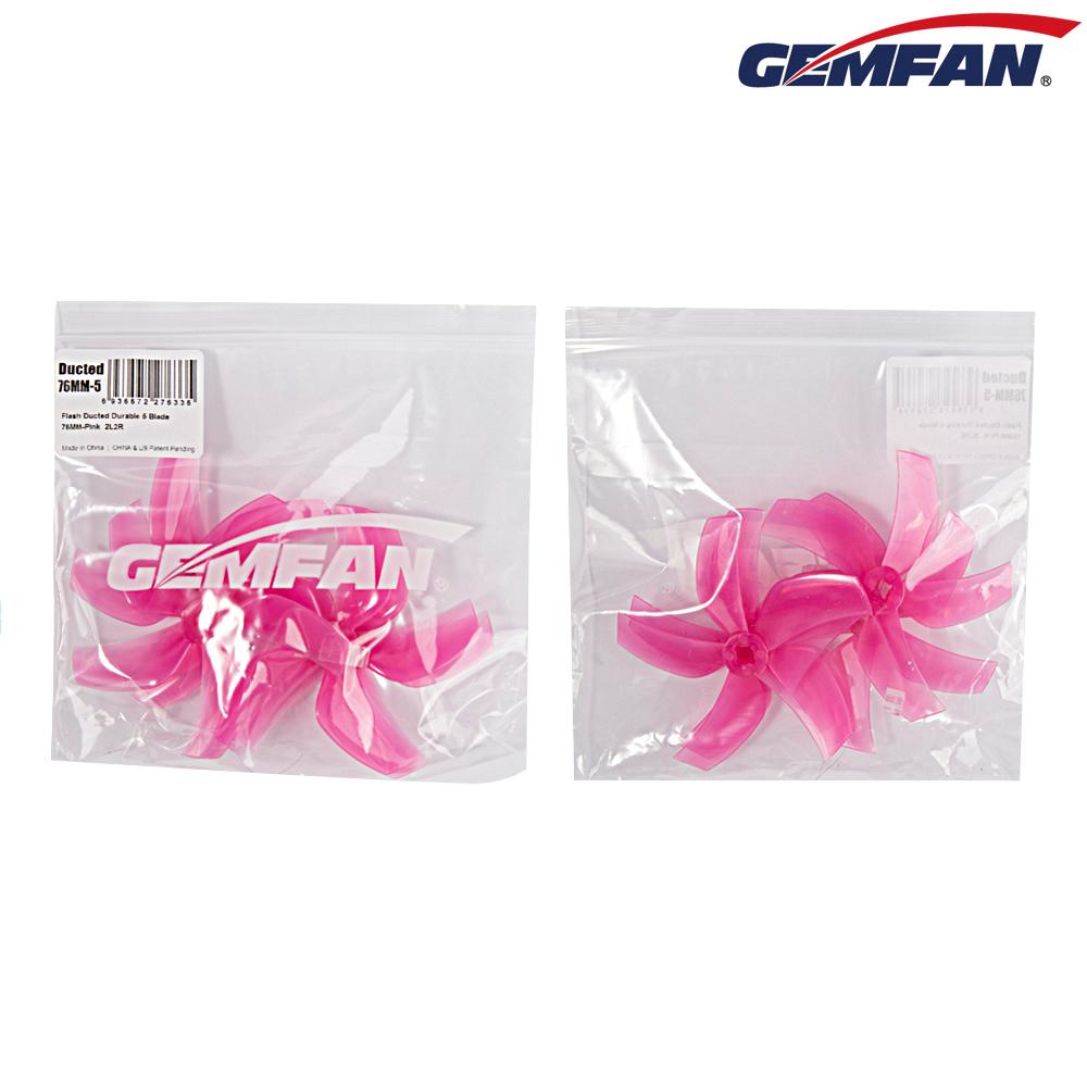GEMFAN <b>D76 DUCTED 5-BLADE</b> 76MM CINEWHOOP PROP - <b>Pink</b>
