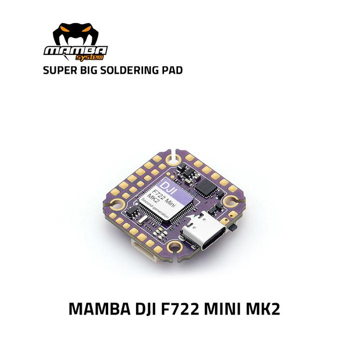 Diatone MAMBA <b>DJI F722 MINI MK2</b> Flight Controller 20*20mm/M2