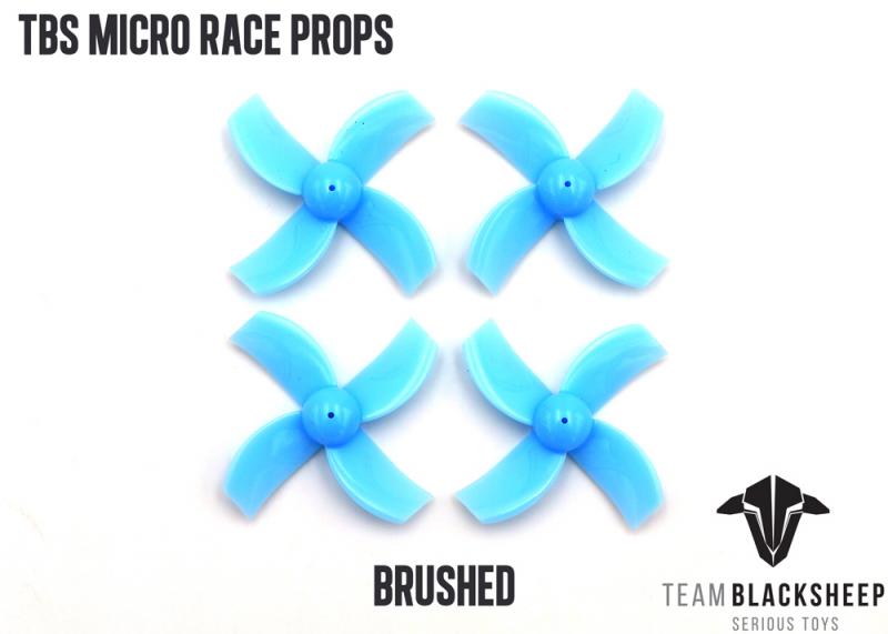 TBS MICRO RACE PROPS <b>(BLUE) (0.75MM HUB)</b>