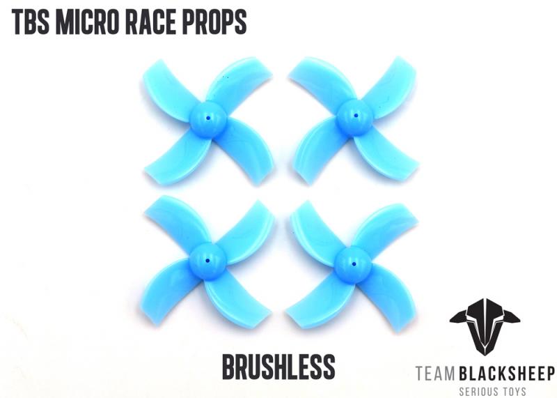 TBS MICRO RACE PROPS <b>(BLUE) (1MM HUB)</b>