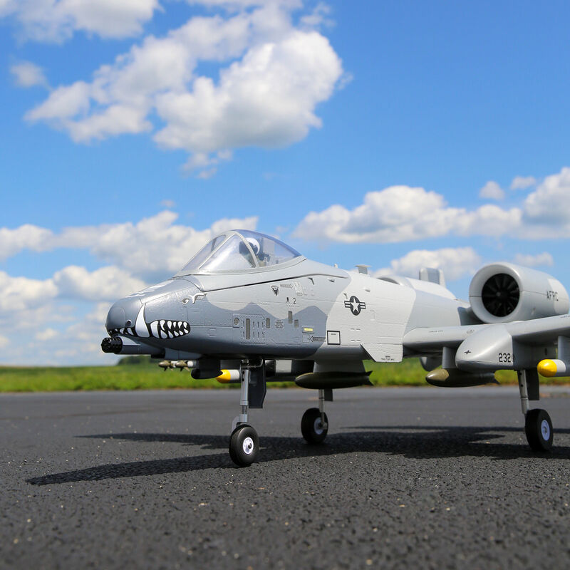 E-flite A-10 Thunderbolt II Twin 64mm EDF BNF Basic with AS3X and SAFE Select