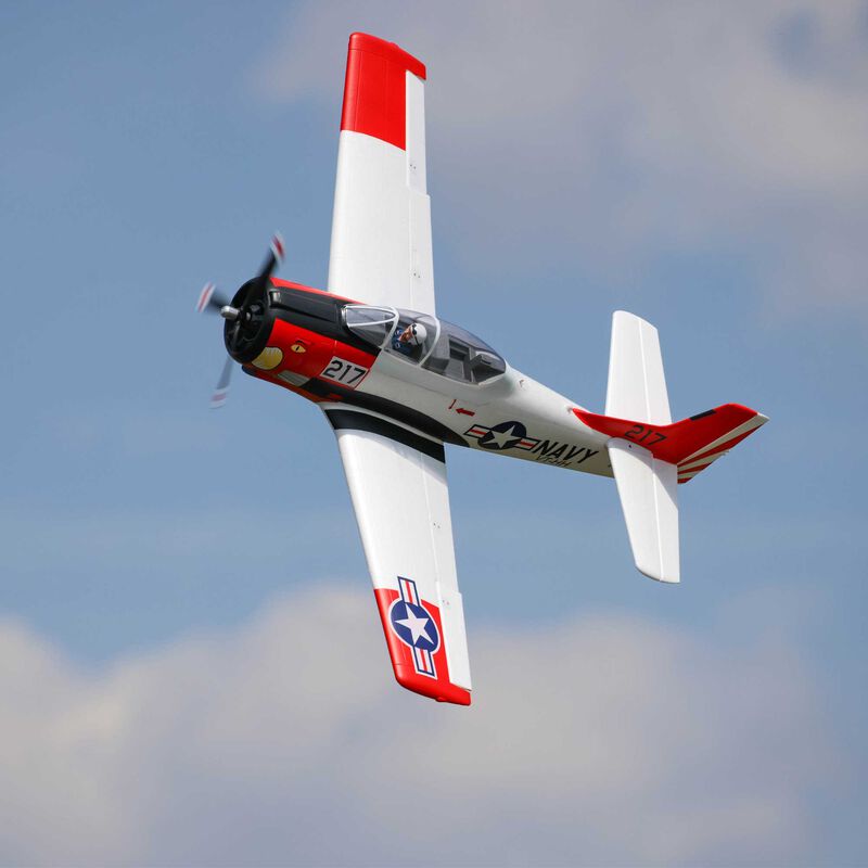 E-flite T-28 Trojan 1.2m BNF Basic with Smart