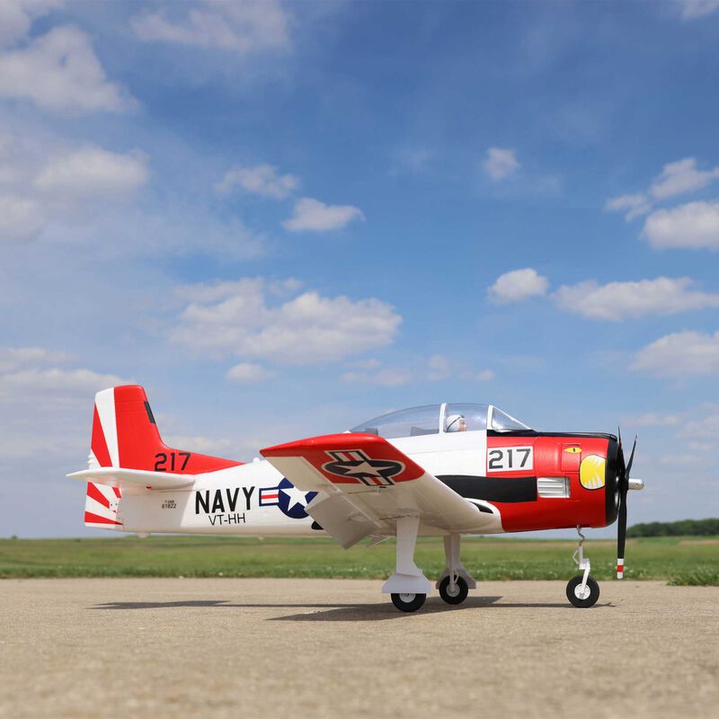 E-flite T-28 Trojan 1.2m BNF Basic with Smart