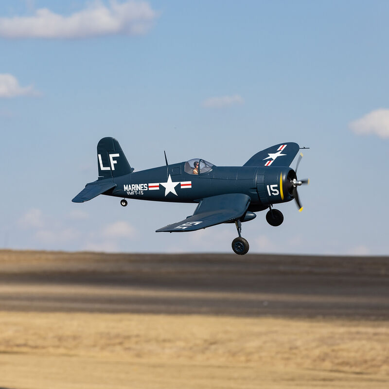 E-flite F4U-4 Corsair 1.2m BNF Basic with AS3X and SAFE Select