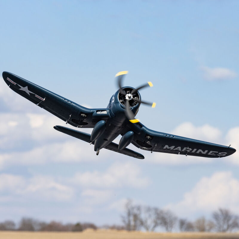 E-flite F4U-4 Corsair 1.2m BNF Basic with AS3X and SAFE Select
