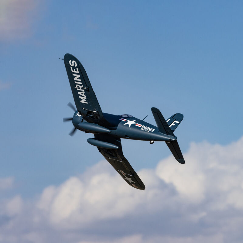 E-flite F4U-4 Corsair 1.2m BNF Basic with AS3X and SAFE Select