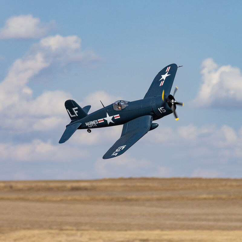 E-flite F4U-4 Corsair 1.2m BNF Basic with AS3X and SAFE Select