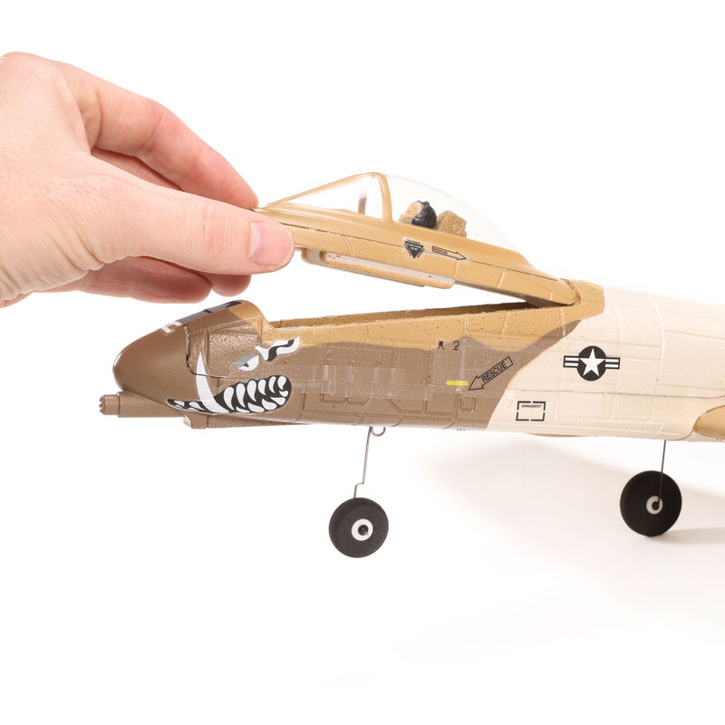 E-flite UMX A-10 Thunderbolt II 30mm EDF BNF Basic with AS3X and SAFE Select, 562mm