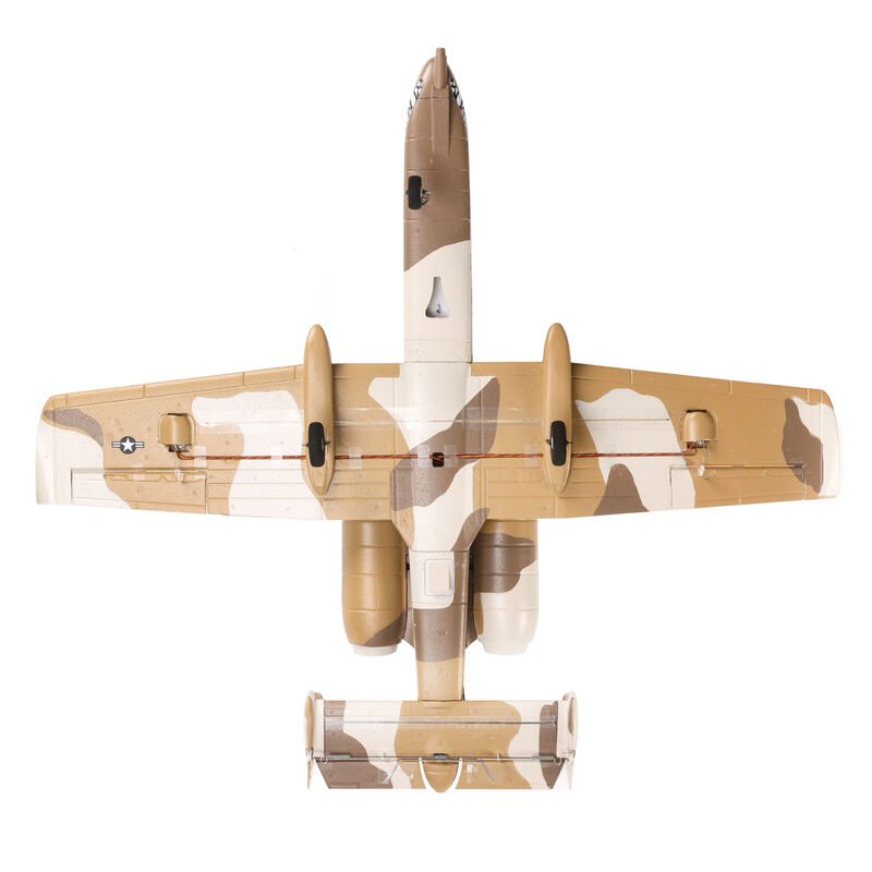 E-flite UMX A-10 Thunderbolt II 30mm EDF BNF Basic with AS3X and SAFE Select, 562mm
