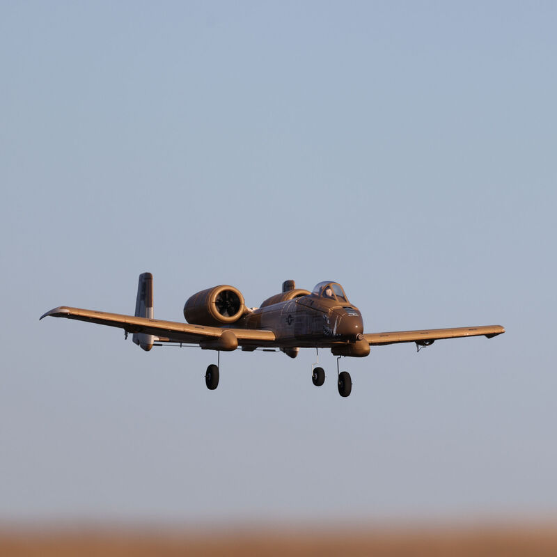 E-flite UMX A-10 Thunderbolt II 30mm EDF BNF Basic with AS3X and SAFE Select, 562mm
