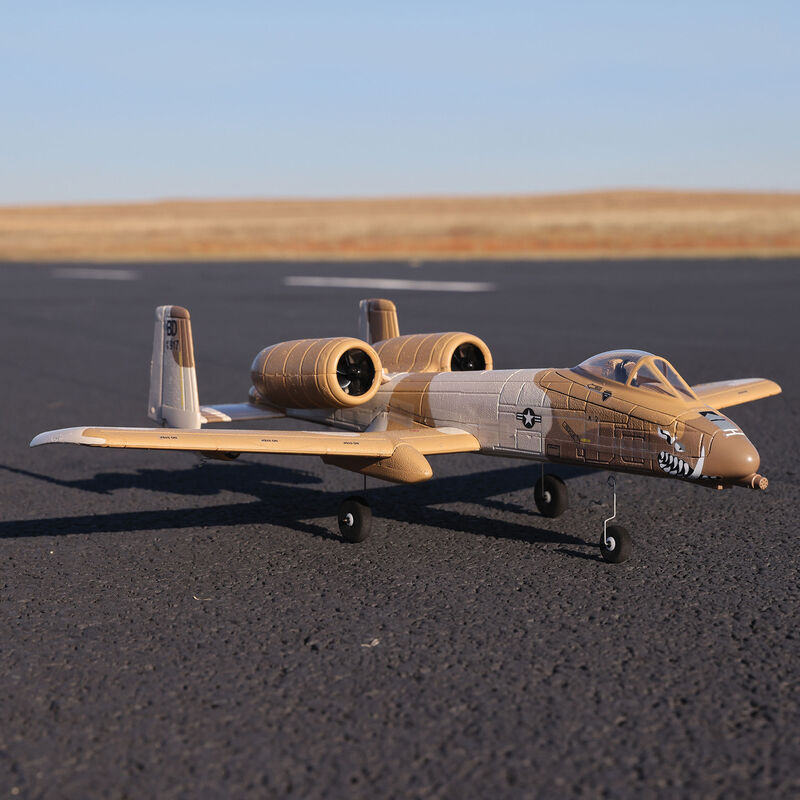 E-flite UMX A-10 Thunderbolt II 30mm EDF BNF Basic with AS3X and SAFE Select, 562mm