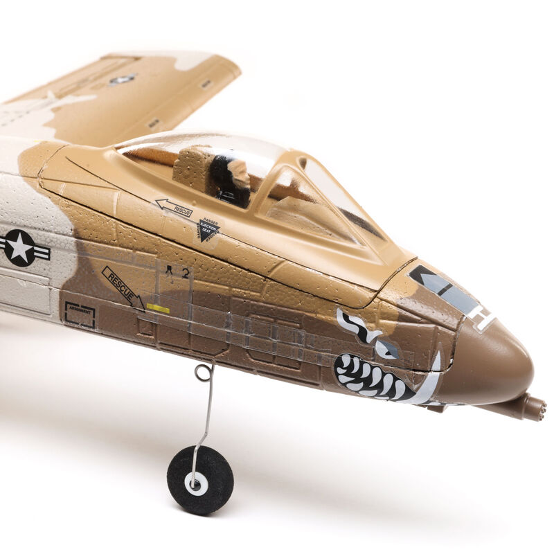 E-flite UMX A-10 Thunderbolt II 30mm EDF BNF Basic with AS3X and SAFE Select, 562mm