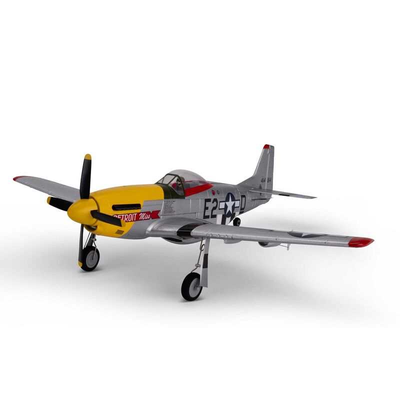 E-flite UMX P-51D Mustang "Detroit Miss" BNF Basic with AS3X and SAFE Select