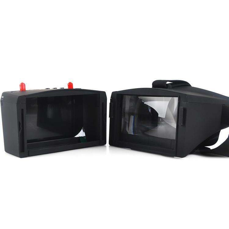 Makerfire EV800D HD FPV Goggles 5.8G 40CH 5 Inch 1280x720 HD Video Headset Built-in DVR with 3.7V 2000mAh Battery for FPV Quadcopter