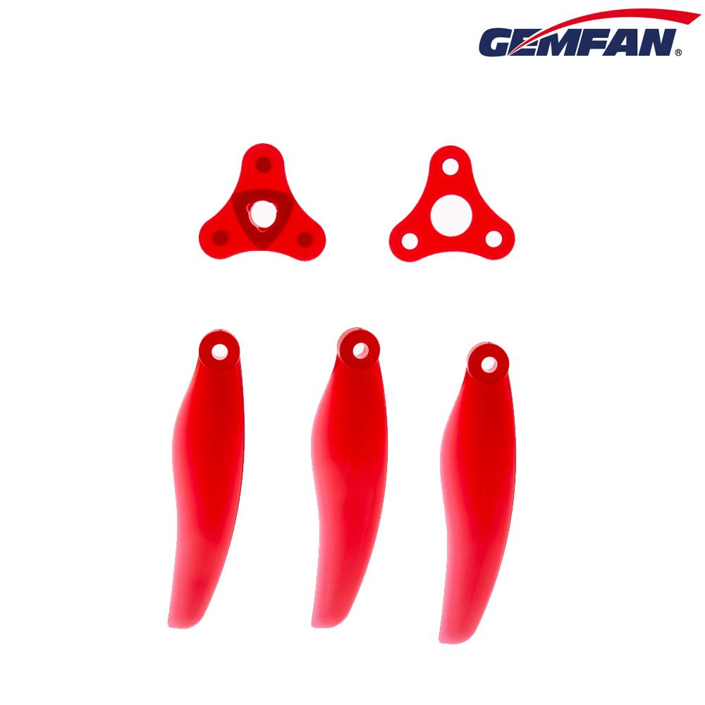 GEMFAN <b>FLOPPY PROPPY 5"</b> FOLDABLE PROP - <font color="red"><b>Red</b></font>