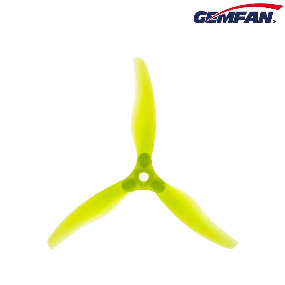 GEMFAN <b>FLOPPY PROPPY 5"</b> FOLDABLE PROP - <font color="yellow"><b>Yellow</b></font>