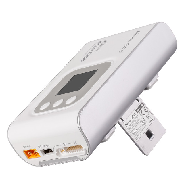 Gens Ace IMars S100 G-Tech AC Balance RC Battery Smart Charger-White