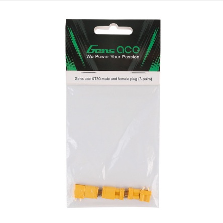Gens Ace XT30 Male & Female Plug (3 Pairs)