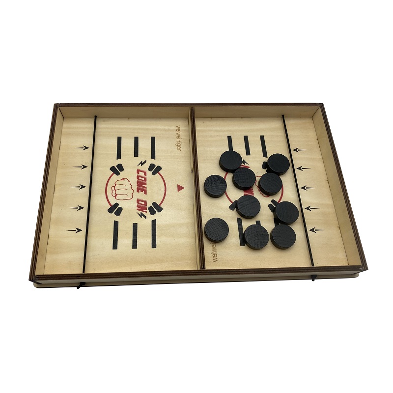 FAST SLING PUCK GAME PACED TABLE DESKTOP BATTLE WINNER BOARD GAME SMALL
