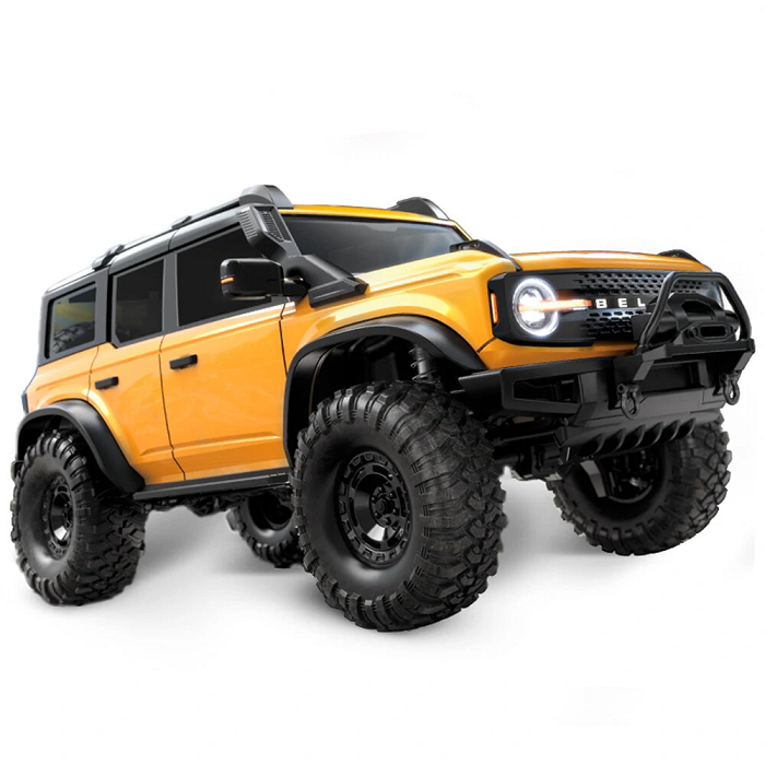 HB R1001 1/10 Scale RC Car 4WD Off-Road Rock Crawler with LED Light RTR - Yellow