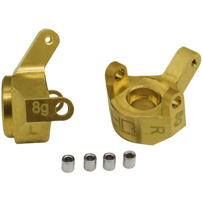 Hot Racing Brass Front Steering Knuckle: SCX24