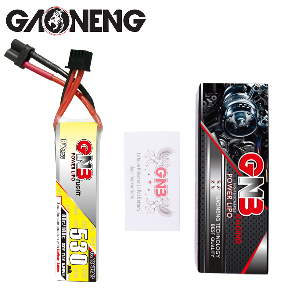 GNB 3S 530MAH 11.4V HV 90C/180C LIPO BATTERY