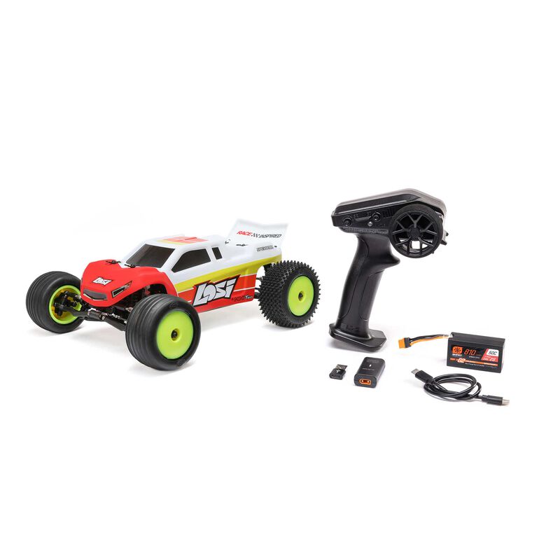LOSI 1/18 Mini-T 2.0 V2 2WD Stadium Truck Brushless RTR, Red