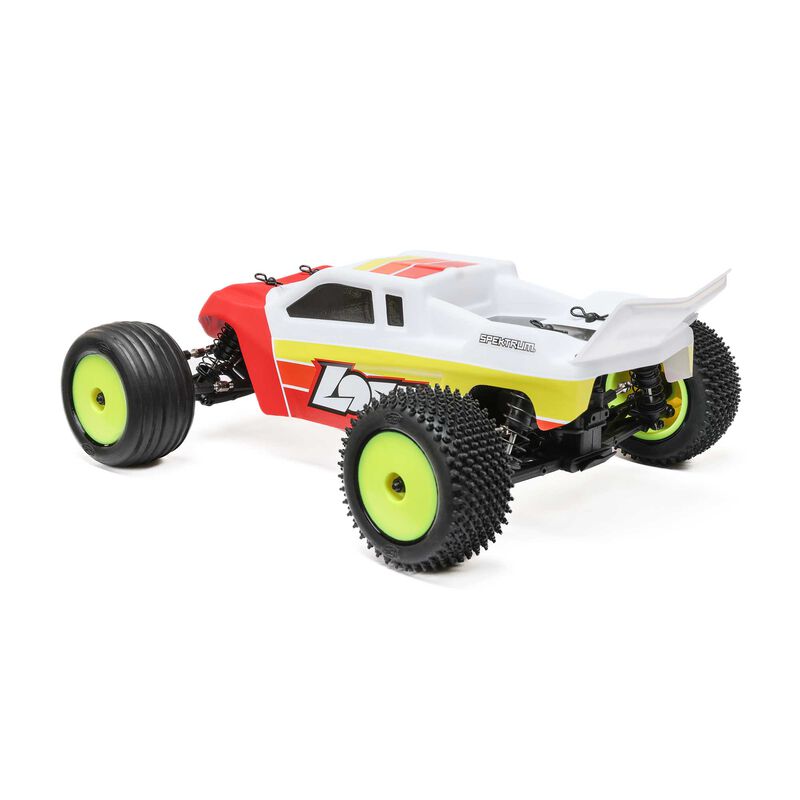 LOSI 1/18 Mini-T 2.0 V2 2WD Stadium Truck Brushless RTR, Red