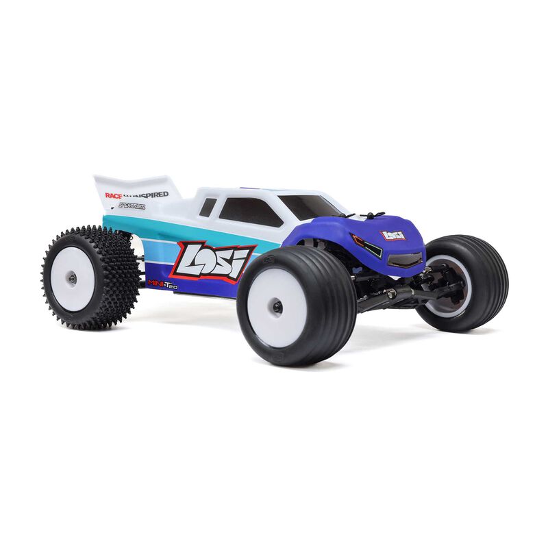 LOSI 1/18 Mini-T 2.0 V2 2WD Stadium Truck Brushless RTR, Blue