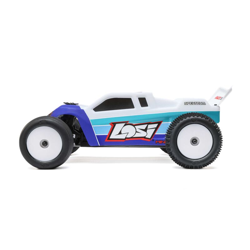 LOSI 1/18 Mini-T 2.0 V2 2WD Stadium Truck Brushless RTR, Blue