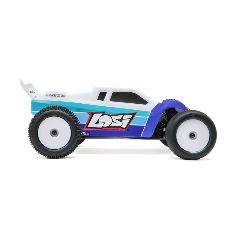 LOSI 1/18 Mini-T 2.0 V2 2WD Stadium Truck Brushless RTR, Blue