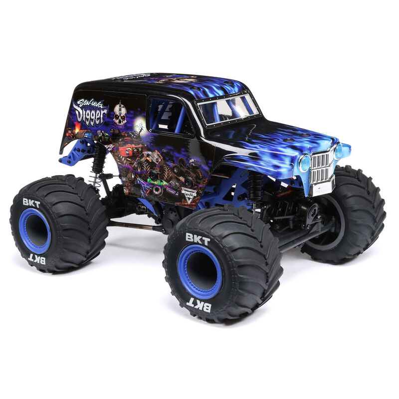 Losi 1/18 Mini LMT 4X4 Brushed Monster Truck RTR, Son-Uva Digger