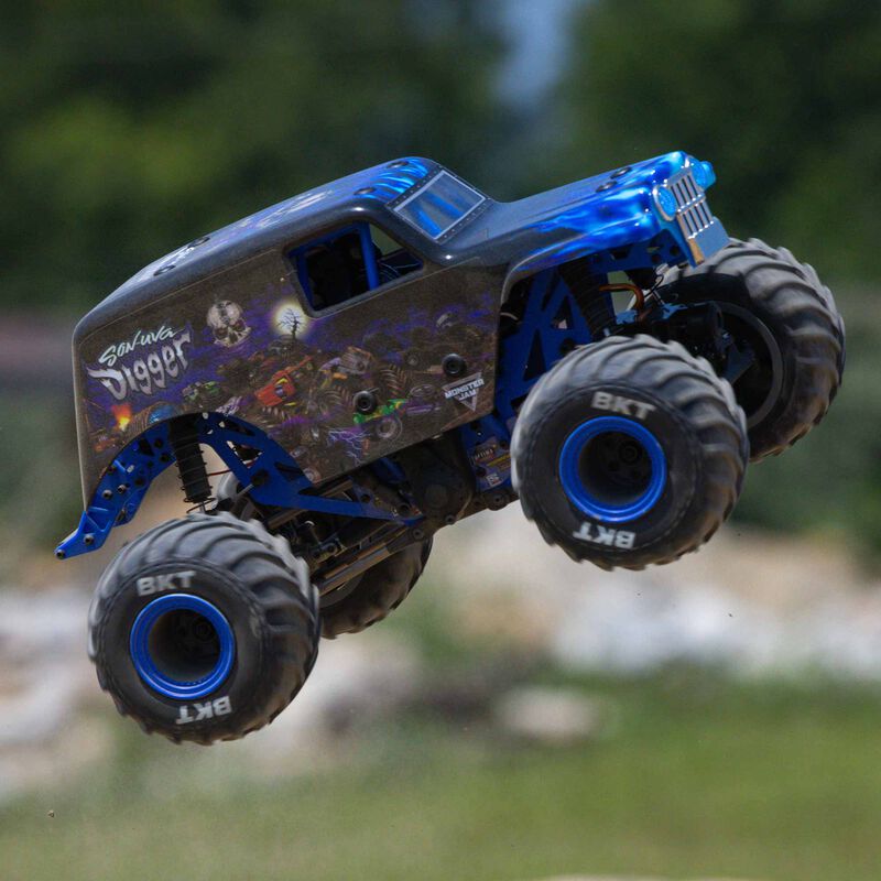 Losi 1/18 Mini LMT 4X4 Brushed Monster Truck RTR, Son-Uva Digger