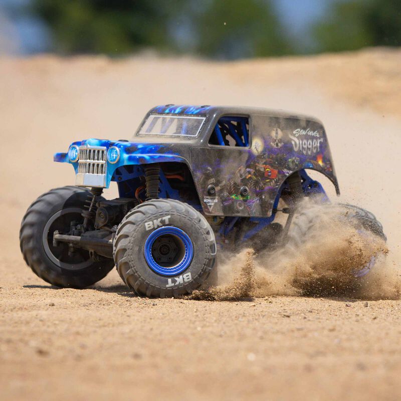 Losi 1/18 Mini LMT 4X4 Brushed Monster Truck RTR, Son-Uva Digger