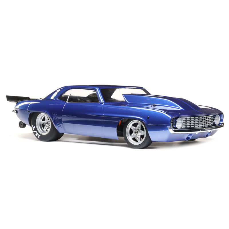 Losi 1/10 '69 Camaro 22S No Prep Drag Car, Brushless 2WD RTR, Blue