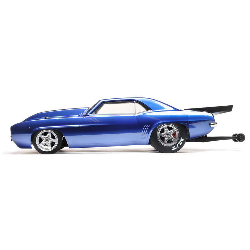 Losi 1/10 '69 Camaro 22S No Prep Drag Car, Brushless 2WD RTR, Blue